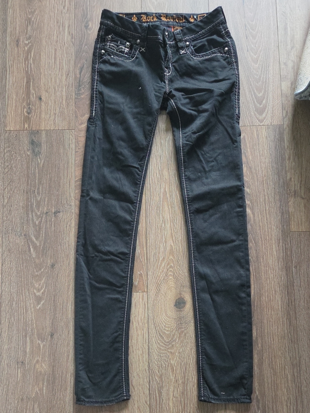 Rock Revival Women's Black Neela Skinny Jeans